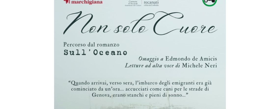 Michele Neri legge ad alta voce estratti del romanzo di De Amicis - Sull’oceano